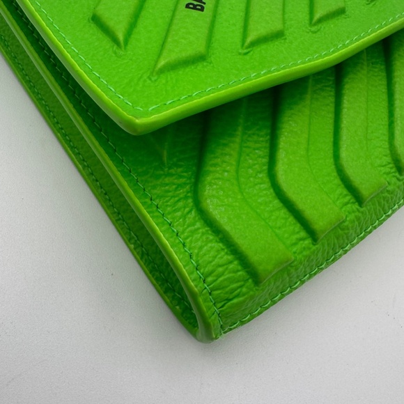 BALENCIAGA Car Flap Bag Green - Picture 4 of 10